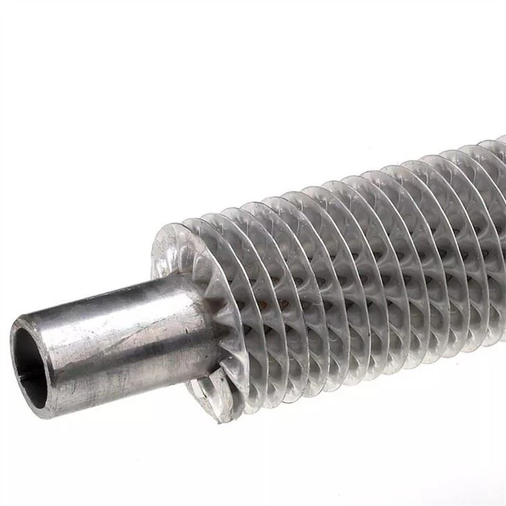Tubos Con Aletas En Espiral Dentadas